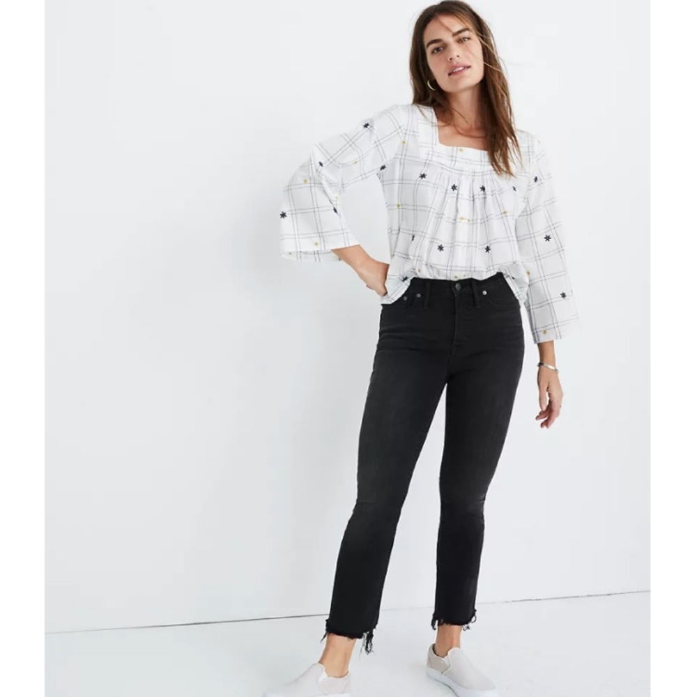 Madewell Cali Demi Boot High Waisted Jeans